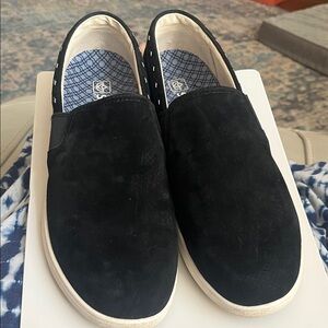 Elegant Black Suede Women's Loafers